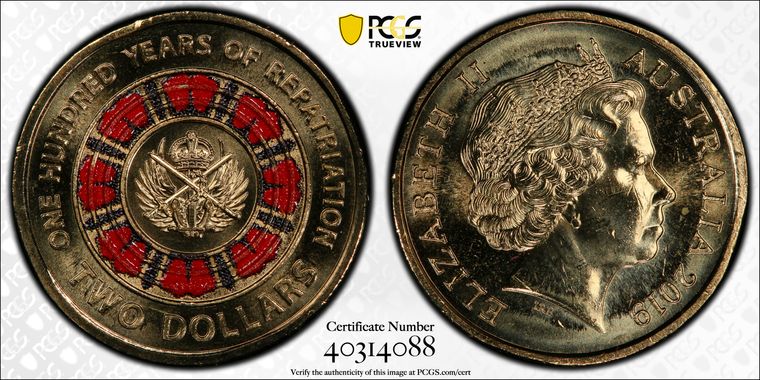 Cert 40314088 - Coin Image