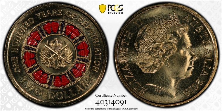 Cert 40314091 - Coin Image