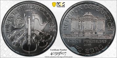 2016 € 1.50 Vienna Philharmonic MS68