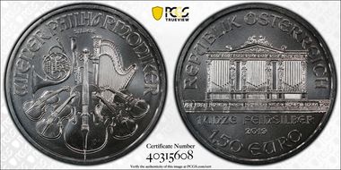 2019 € 1.50 Vienna Philharmonic MS69