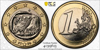 2008 € 1 MS67