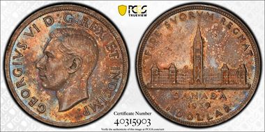 1939 S$1 MS62