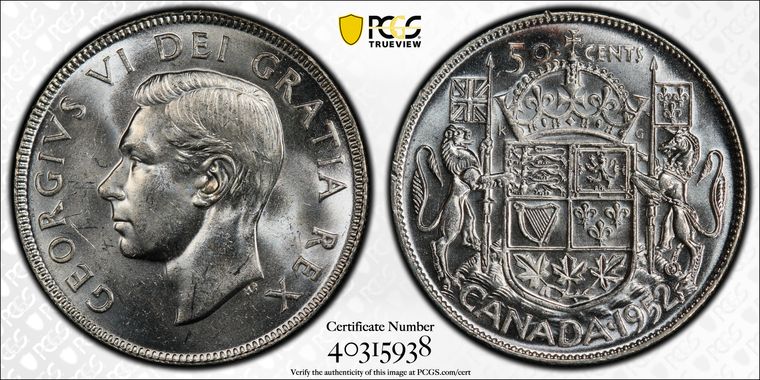 Cert 40315938 - Coin Image