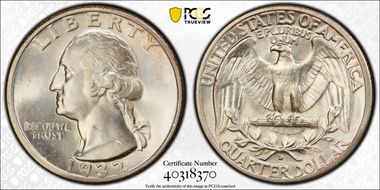 1932-D 25C MS64