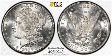 1882-S $1 MS64