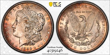 1886 $1 MS63