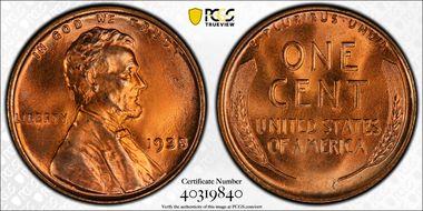 1935 1C MS67RD