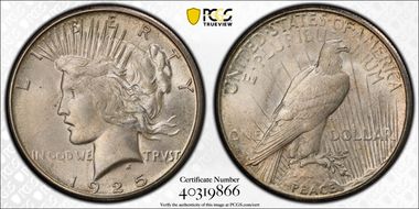 1925-S $1 MS64