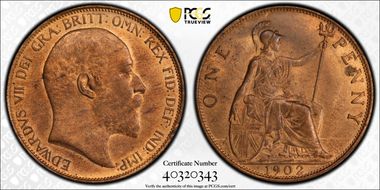 1902 1D S-3990 MS64RB