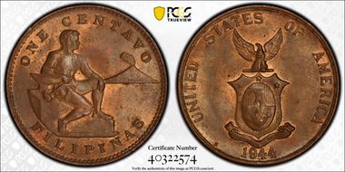 1944-S 1C Allen-3.06a DDO MS64RB