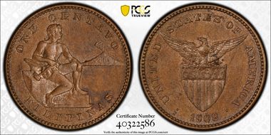 1908-S/S 1C Allen-2.06a, FS-501 MS63BN