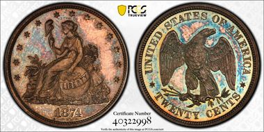 1874 20C J-1354 PR65