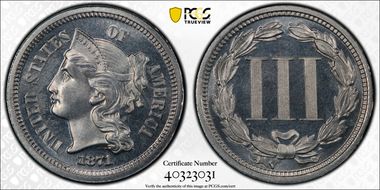 1871 3C J-1046 PR66CAM