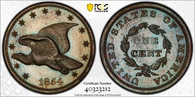 1854 1C J-164 Original PR66BN