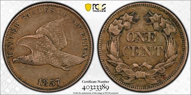 1857 1C Flying Eagle XF45