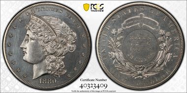 1880 $1 J-1645 PR62