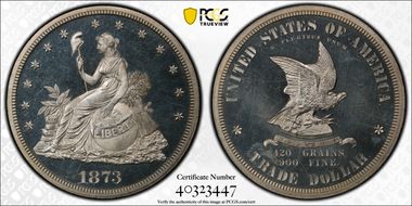 1873 T$1 J-1315 PR65DCAM