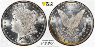 1884 $1 MS66+