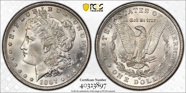 1887-O $1 MS64