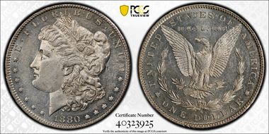 1880-O $1 AU55