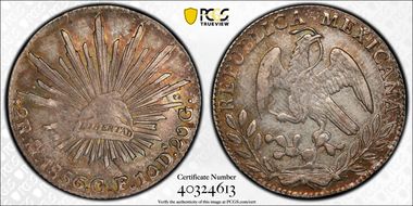 1856/5-Mo GF/GC 2 R AU58