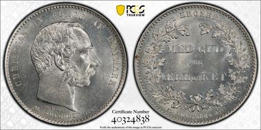 1888 HC CS 2 Kr 25th Ann. of Reign MS64