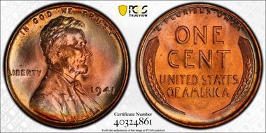 1941 1C MS67+ RD