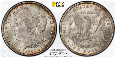 1891-O $1 MS64