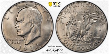 1972-D $1 MS63