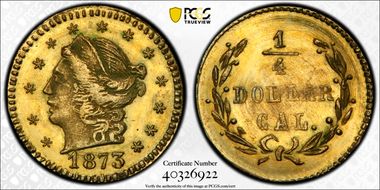 1873 G25C BG-817 MS65