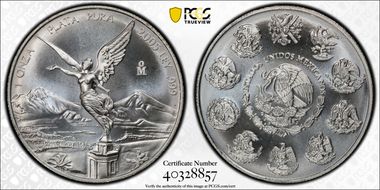 2005-Mo Onza Libertad Ag MS66