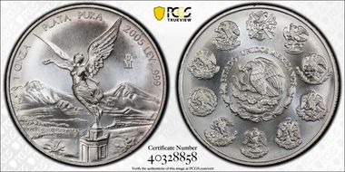 2005-Mo Onza Libertad Ag MS67