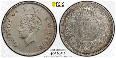 1938(B) Rupee SW-9.9 w/o Lotus Dot N1