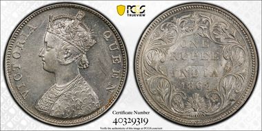 1862(B) Rupee SW-4.63a 2/0 N1