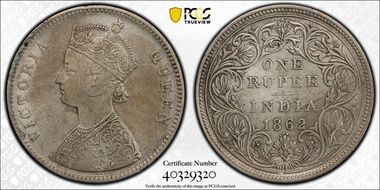 1862(B) Rupee SW-4.74 0/4 N1
