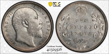 1904-B Rupee SW-7.25 Prid-200 AU53
