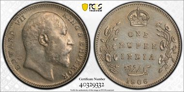 1906-B Rupee SW-7.33 Prid-202 N1