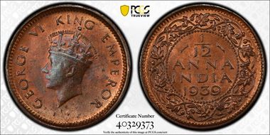 1939(B) 1/12 An SW-9.271 Tall Trefoils MS64RB