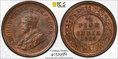 1924(C) 1/2 Pc SW-8.504 MS65BN