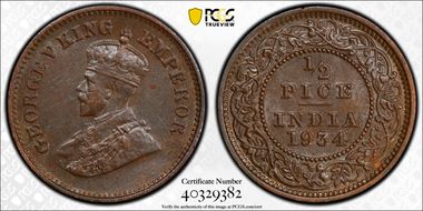 1934(C) 1/2 Pc SW-8.524 AU58BN