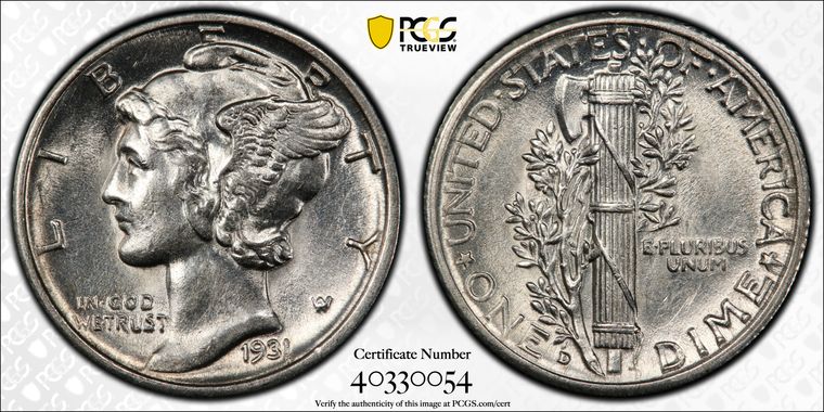 Cert 40330054 - Coin Image