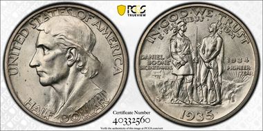 1935/34-D 50C Boone MS64