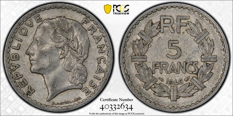 Cert 40332634 - Coin Image