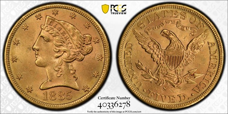 Cert 40336278 - Coin Image