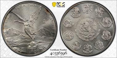2007-Mo Onza Libertad Ag MS67