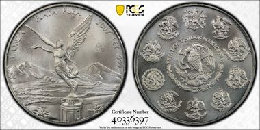 2007-Mo Onza Libertad Ag MS67