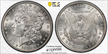 1879-O $1 VAM 28 O/Horizontal O MS62