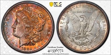 1882-S $1 MS64
