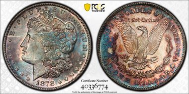 1878-S $1 MS64