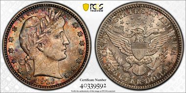 1916-D 25C MS66
